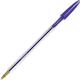 Bolígrafo color azul punto mediano