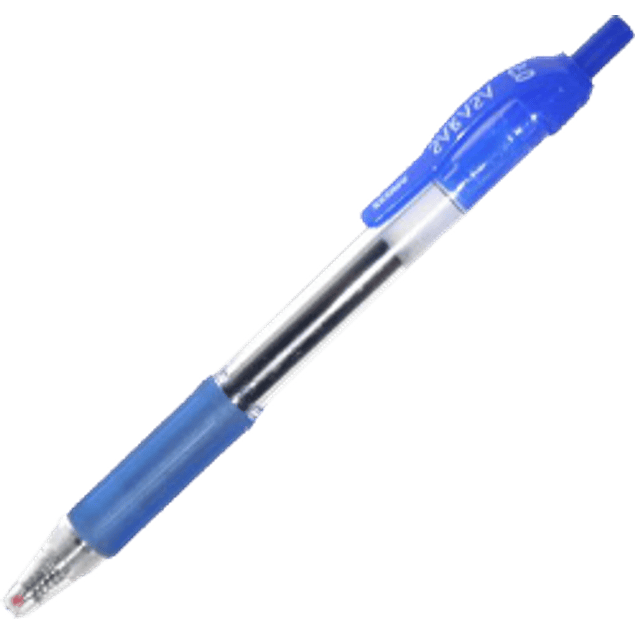 Bolígrafo de gel color azul, modelo Sarasa