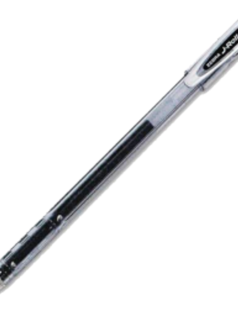 Bolígrafo tinta de gel color negro punto de 0.7 mm J-ROLLER 1