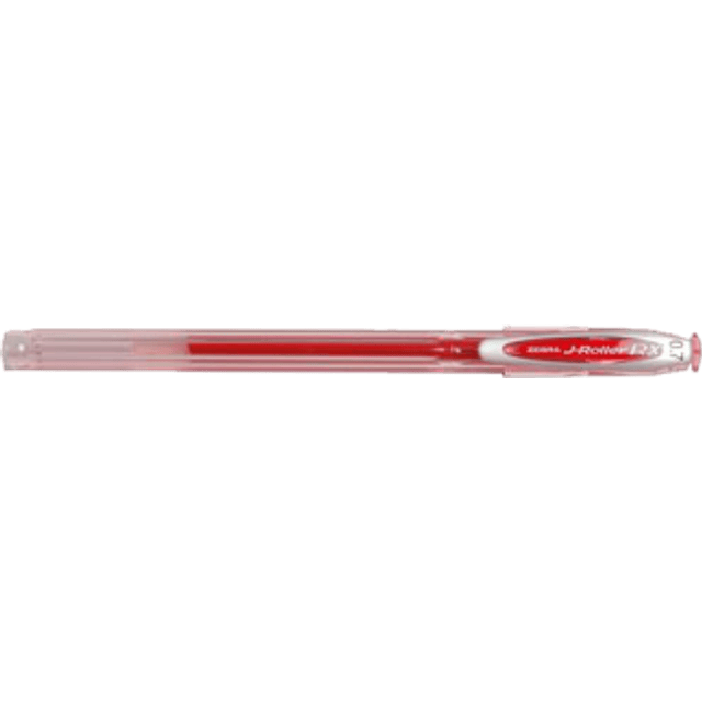 Bolígrafo tinta de gel color rojo de 1.0 mm, J-ROLLER