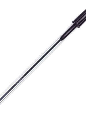 Bolígrafo punto mediano color negro