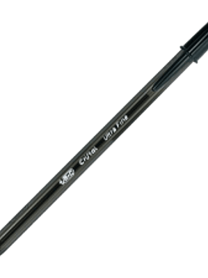 Bolígrafo punto ultra fino 0.7 mm. color negro 