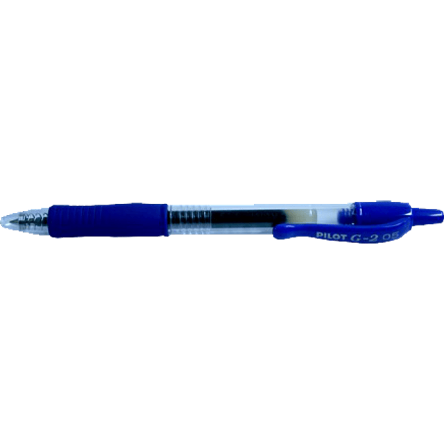 Bolígrafo color azul G2