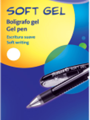 Bolígrafo tinta jelling gel color negro