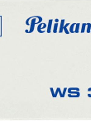 Goma para borrar lápiz de grafito color blanca.