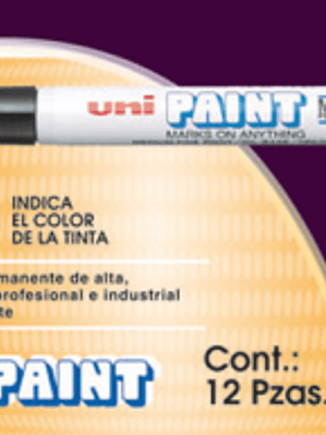 Marcador permanente color oro