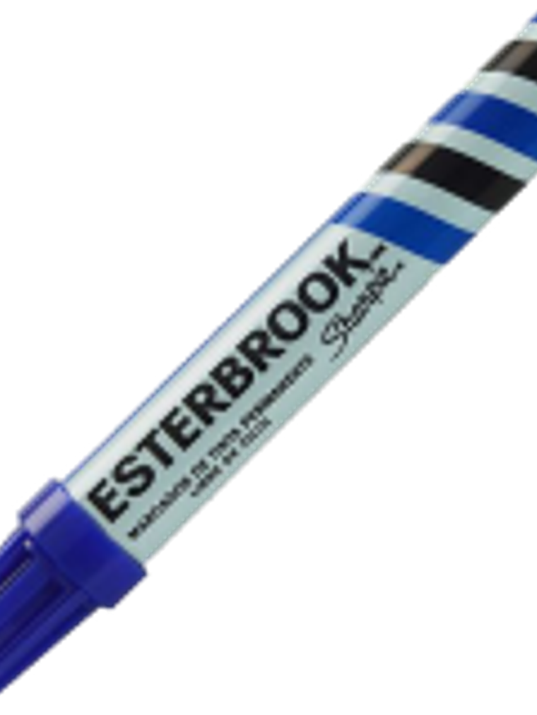 Marcador permanente color azul  Esterbrook. 1