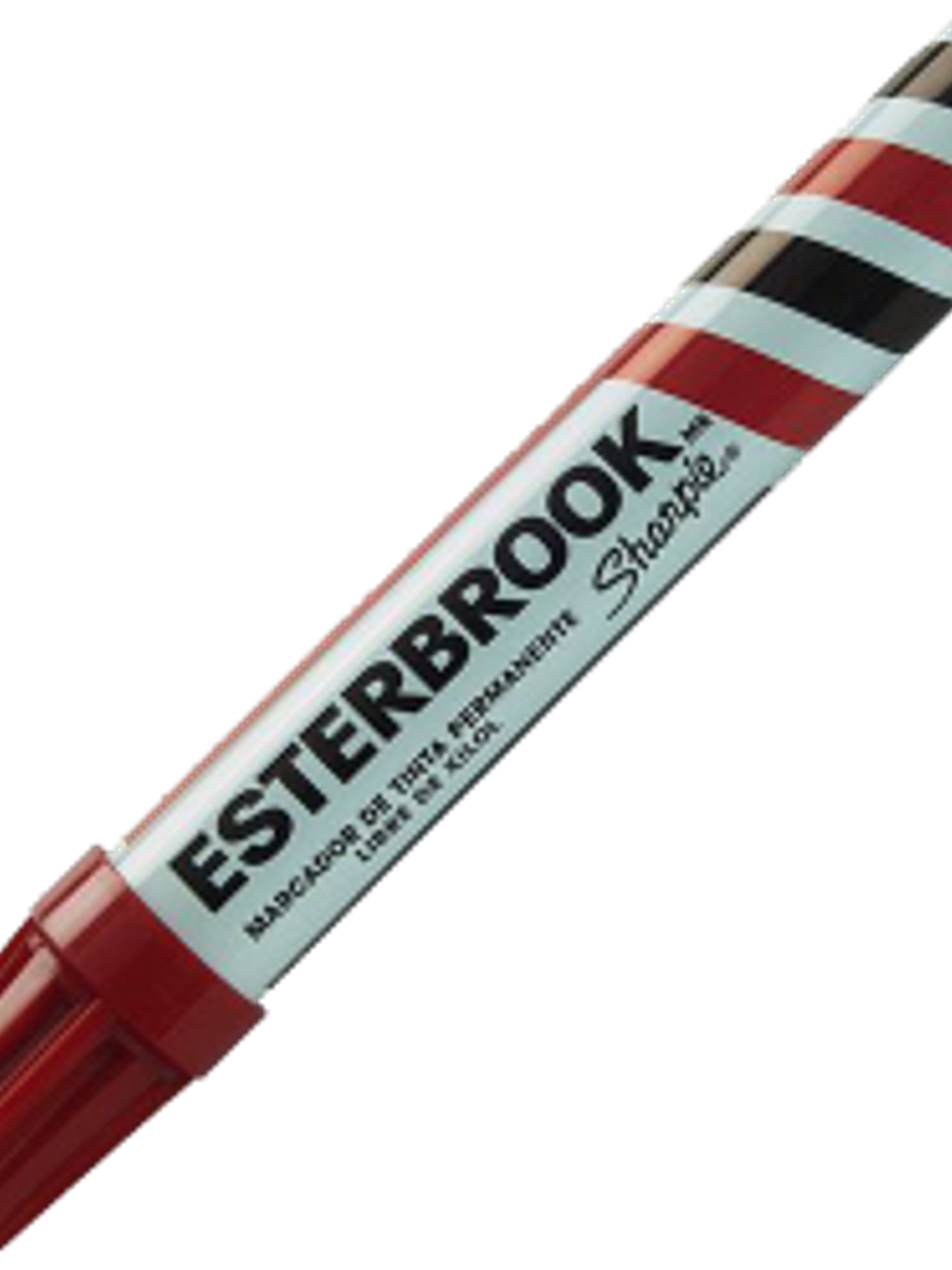 Marcador permanente color Rojo, Esterbrook 1