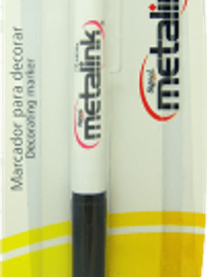 Marcador tinta permanente color blanco, Signal Metalink