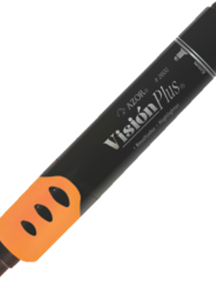 Marcatextos fluorescente color naranja, Visión Plus 1