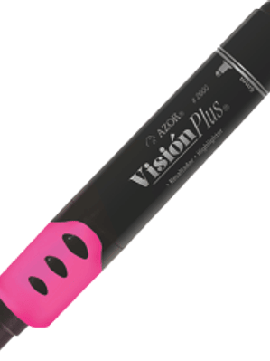 Marcatextos Fluorescente color rosa, Visión Plus