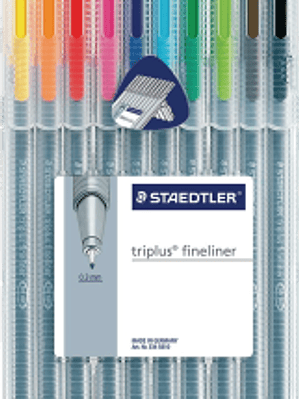 Rotulador Triplus Fineliner con 10 piezas