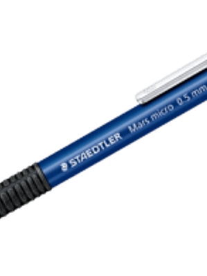 Lapicero punta retráctil, zona de agarre engomada deslizante Mars Micro