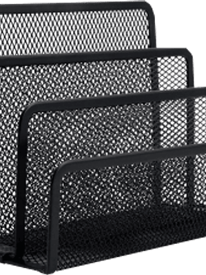 Mini clasificador de escritorio de 3 divisiones