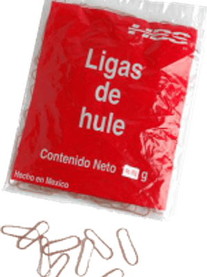 Liga de plástico No. 12.