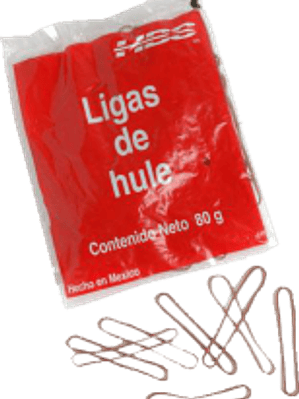 Liga de plástico No. 18.