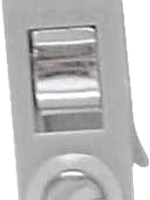 Caimán para gafete metálico.