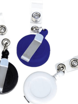 Porta gafetes tipo yoyo