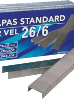 Grapas estándar Marvel 26/6