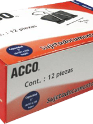 Sujeta documentos grande de 50 mm.