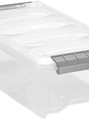 Caja plástica estibable, capacidad 5.3 litros