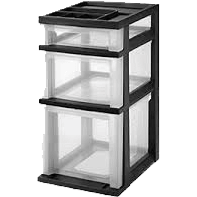 Cajonera pl‡stico 3 cajones
