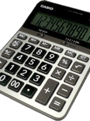 Calculadora de escritorio DX-120B de 12 dígitos.