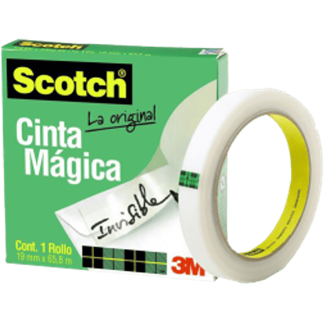 Cinta mágica empaque 810 medidas 24 mm x 65 mm.