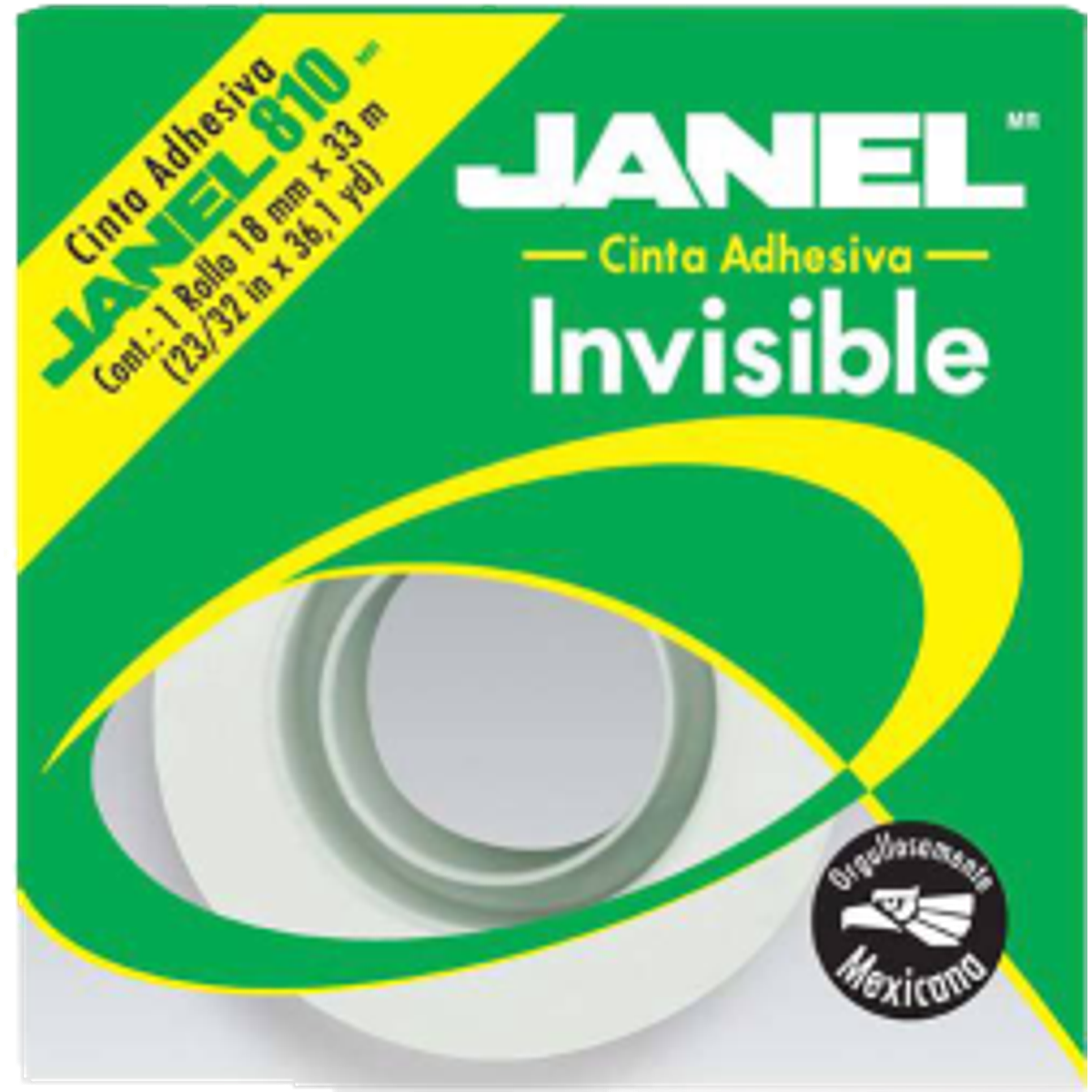 Cinta invisible 810 18 mm x 33m janel