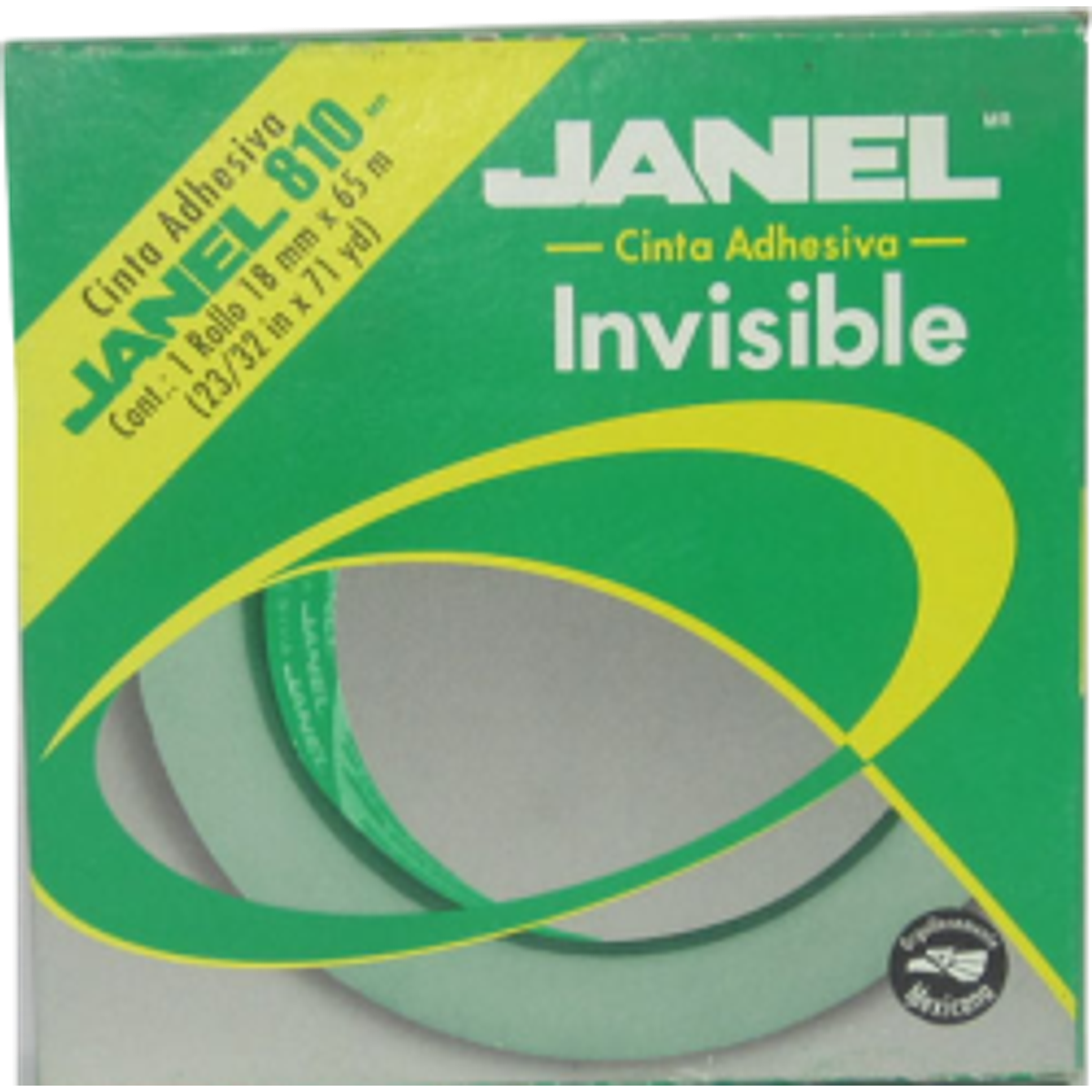 Cinta invisible 810 18 mm x 65m janel
