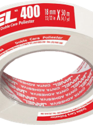 Cinta doble cara o capa, medidas 18 mm x 50 m.