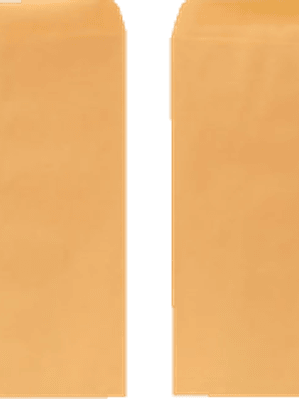 Sobre Bolsa con solapa engomada, tamaño oficio