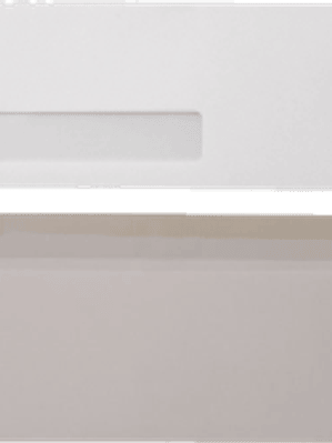 Sobre carta oficio color blanco, con ventana de celofán.