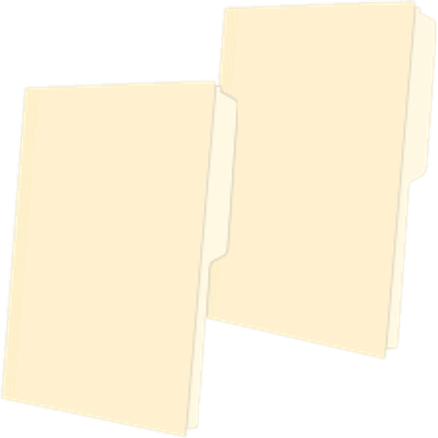 Folder color crema, tamaño oficio