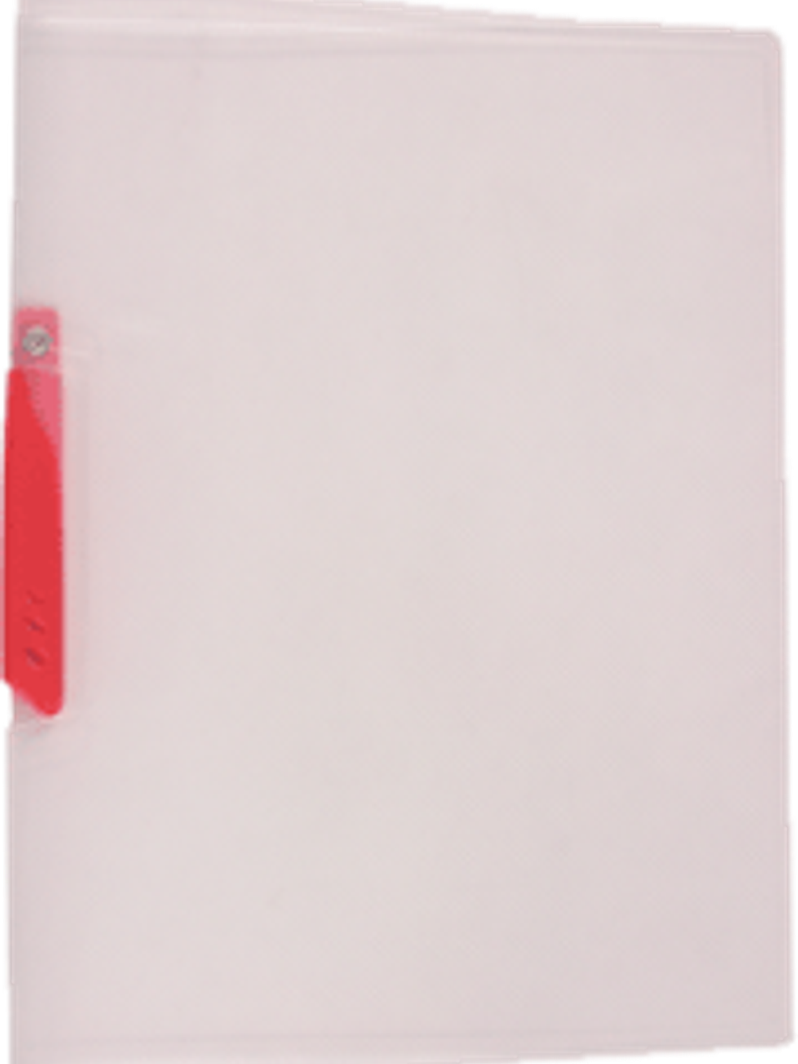 Folder genérico color transparente, con palanca de color, tamaño carta. 1