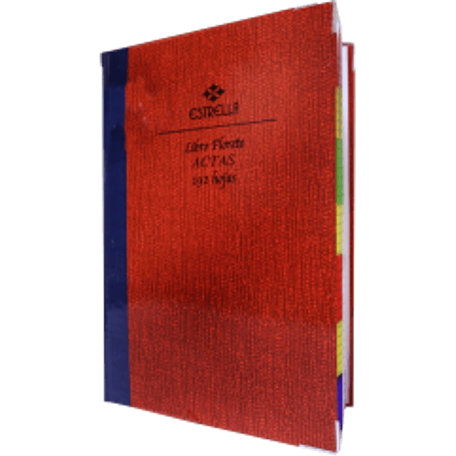 Libro Florete Actas, forma francesa, de 192 hojas.