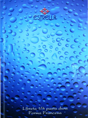 Cuaderno Forma Francesa cuadro chico de 5 mm y pasta dura , de 96 hojas.