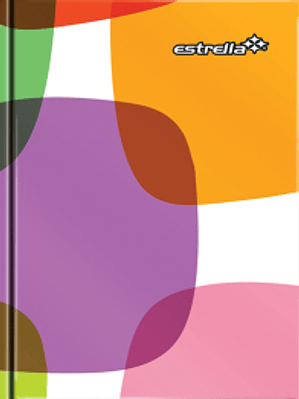 Cuaderno Forma Francesa de cuadro grande de 7 mm y pasta dura, de 96 hojas