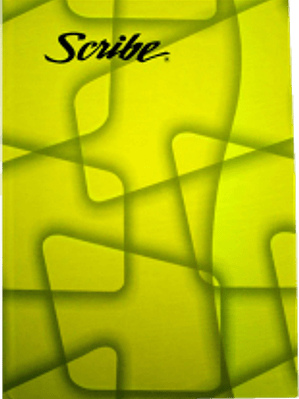 Cuaderno Forma Francesa, de cuadro grande de 7 mm y pasta dura, de 96 hojas.