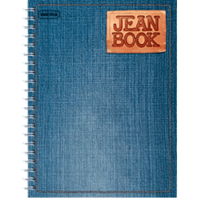 Cuaderno Profesional Jean Book, de raya con 100 hojas.