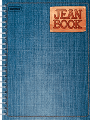Cuaderno Profesional Jean Book, de raya con 100 hojas.