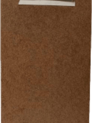 Tabla de Fibracel con broche agarra papel metálico, tamaño oficio