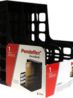 Revistero color negro de 3 divisiones, tamaño 30.5 cm x 22.9 cm x 27 cm