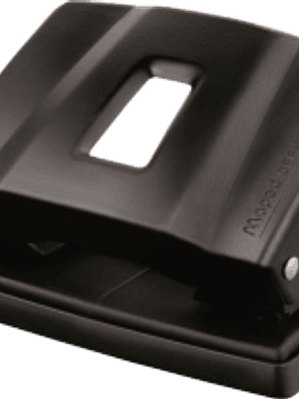 Perforadora Mod 402411 de 2 orificios color negro.