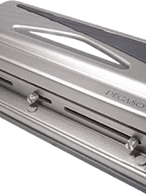 Perforadora Mod Pegaso 333 de 3 orificios color gris