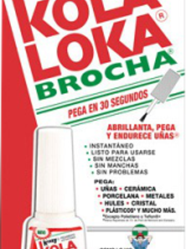 Pegamento Instantáneo, en brocha, contenido 5 gramos. 1