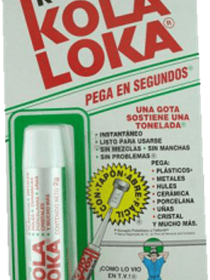 Pegamento Instantáneo en tubo de 2 gramos