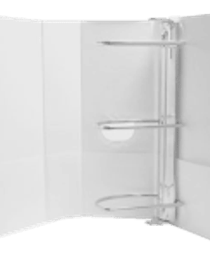 Carpeta de vinil color blanco, tamaño carta con arillo en 