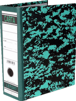 Carpeta Registradora tamaño carta color verde tradicional