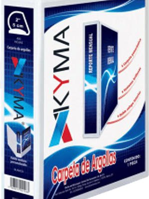 Carpeta de vinil tamaño carta con arillo en 